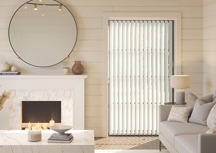 Ajanta (Blackout), Crescent Silver - Vertical Blind - Image 3
